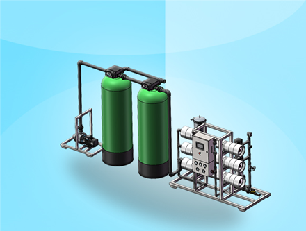 3噸/時反滲透設備，廣西純水處理，廣西水處理廠家